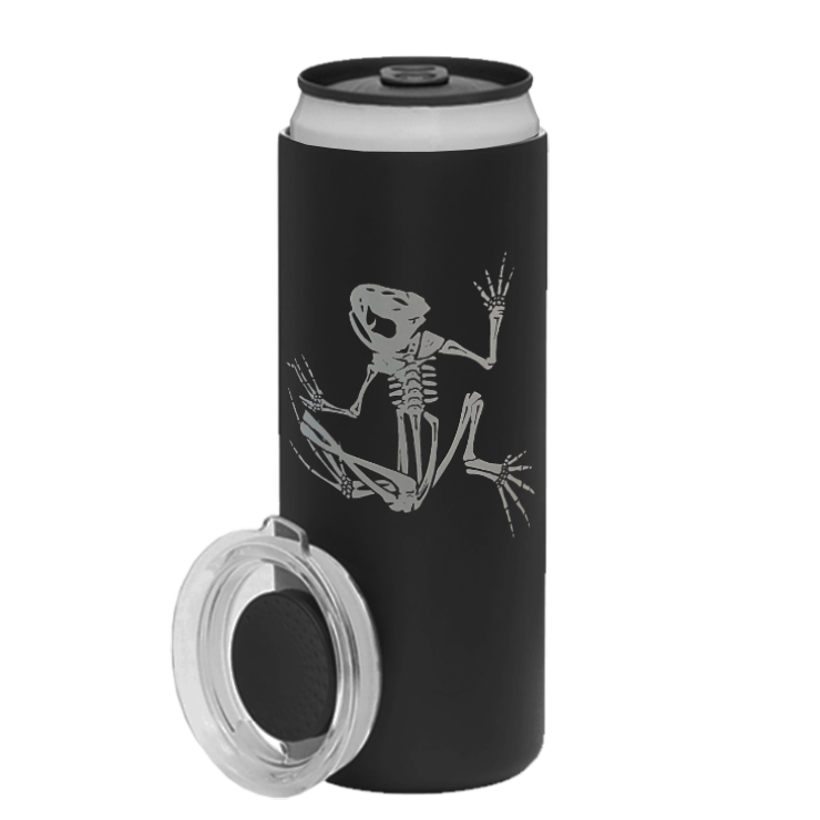 Skinny Can Cooler Matte Black