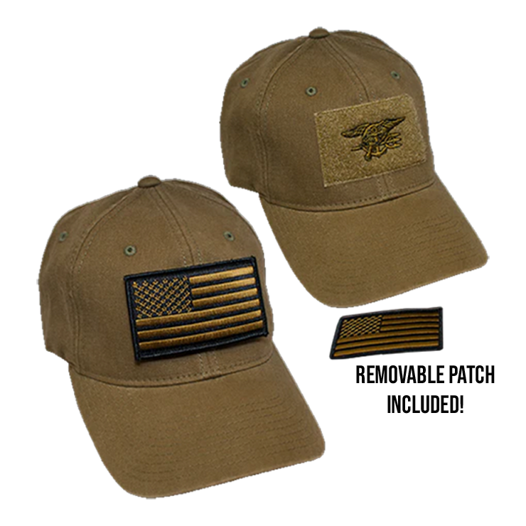 Patriotic Velcro Patch Olive Military Dilligaf Hat