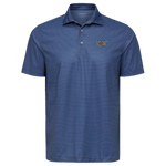 Trident Blue Heather Aiken Striped Polo