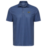 Trident Blue Heather Aiken Striped Polo