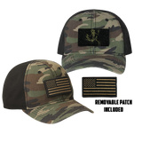 DRI DUCK Bone Frog Flag Patch Tactical Cap